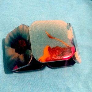 Fun reversible bracelet EUC aqua pink black